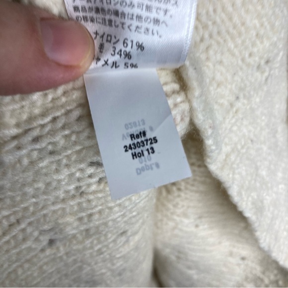 Eddie Bauer lambs wool & camel hair sweater size large - Picture 8 of 8